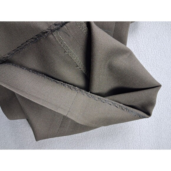 Eddie Bauer Men’s Stretch Waist Dress Pants 36x26 Wool Forest Green - Picture 13 of 13